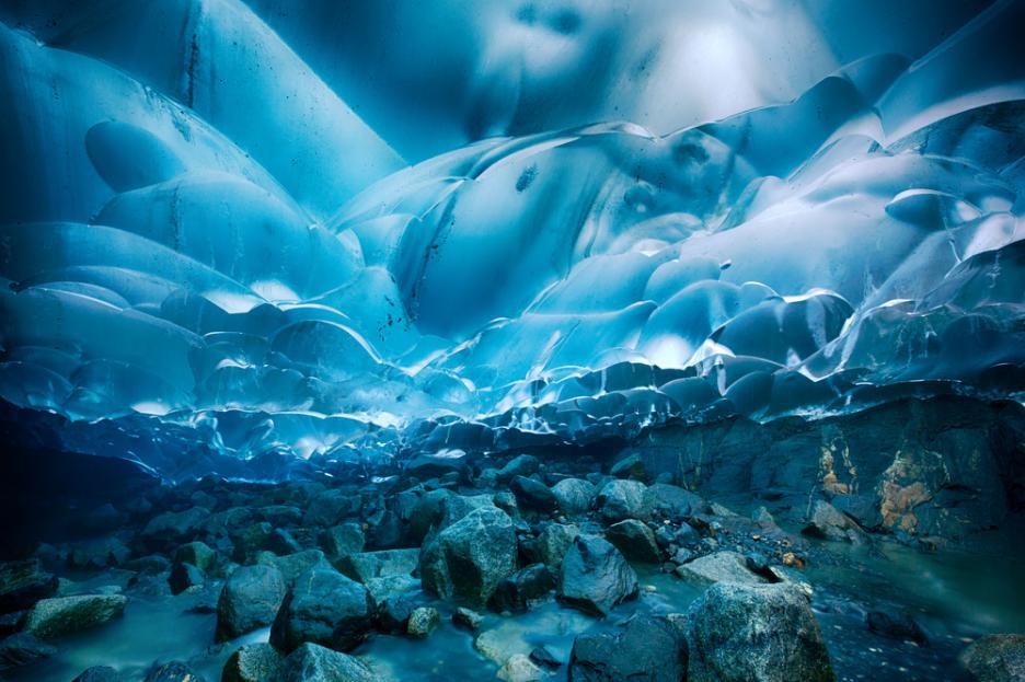 Ледяные пещеры Менденхолл, Джуно, Аляска