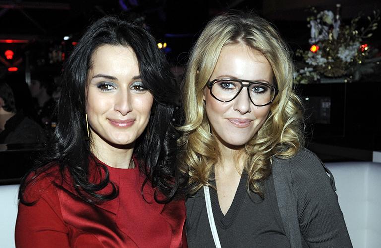 Ксения Собчак и Тина Канделаки