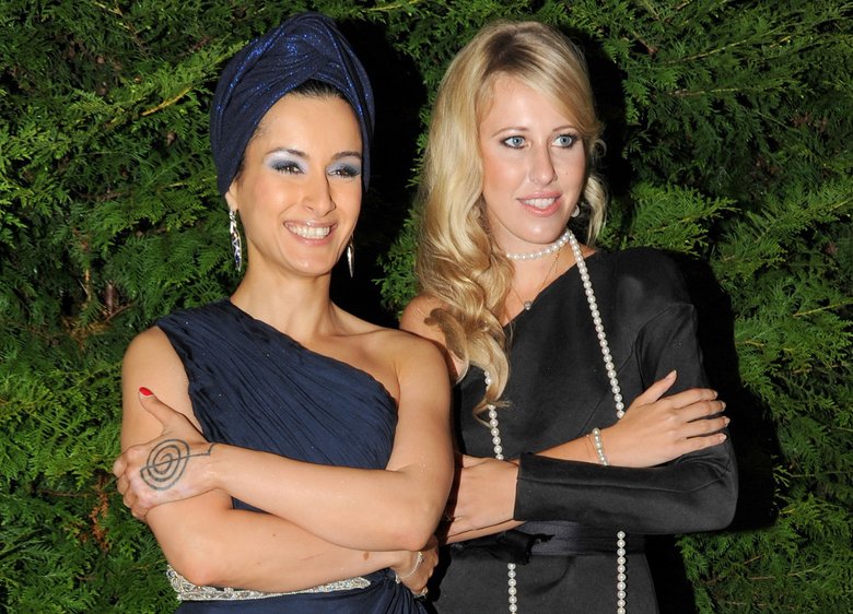 Ксения Собчак и Тина Канделаки